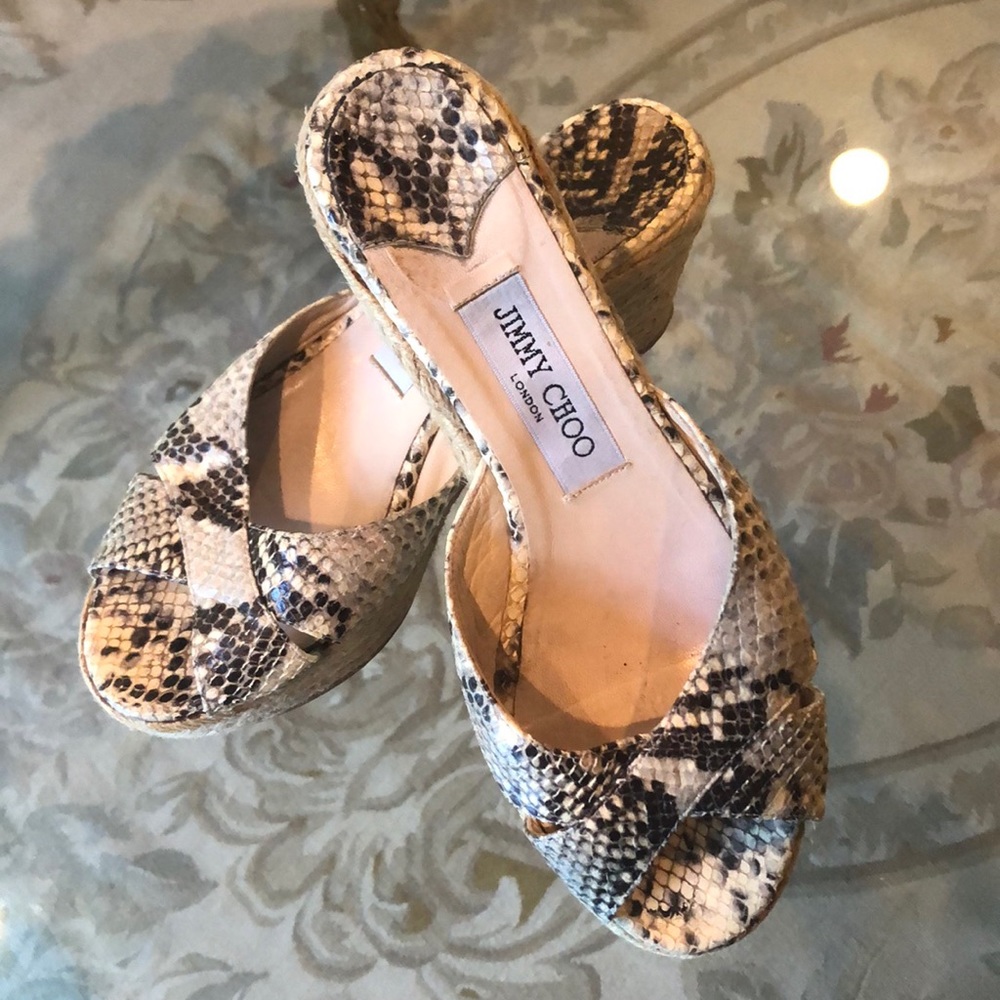 Jimmy Choo Python Wedge - image 1